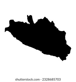 Guerrero state map, administrative division of the country of Mexico. Vector illustration.