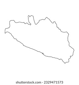 Guerrero state map, administrative division of the country of Mexico. Vector illustration.