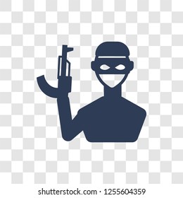 guerrilla icon. Trendy guerrilla logo concept on transparent background from army and war collection