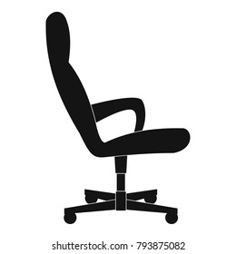 Guest chair icon. Simple illustration of guest chair vector icon for web.