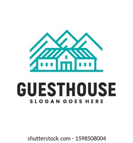 guest house logo template