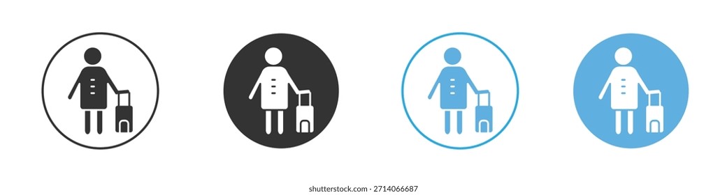 Guest icon. Graphic icon design template