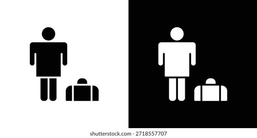 Gast-Symbol, Vektorgrafik - qualitativ hochwertige Vektorsymbole im schwarzen Stil