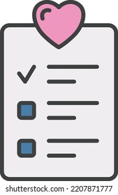Guest list icon, logo or symbol