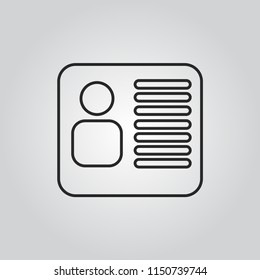 guest list icon vector