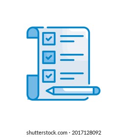 Guest List vector blur colours icon style illustration. EPS 10 File