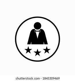 Guest Star Icon. Important Person Symbol - Vector.