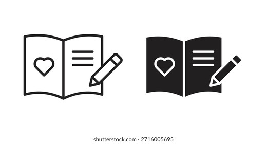 Guests book icon concept for infographic, website or app.