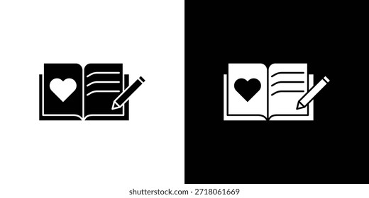 Ícone do livro de convidados. Pictograma simples de alta qualidade. Estilo sólido moderno
