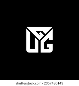 GUG letter logo vector design, GUG simple and modern logo. GUG luxurious alphabet design  