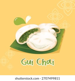 Gui Chai, Vector tailandés de empanadillas de cebolleta de ajo