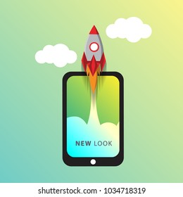 GUI design for usability and user experience, start up, launch