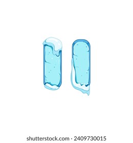 gui ice game button cartoon. stone frozen, arrow block, gold rectangle gui ice game button sign. isolated symbol vector illustration