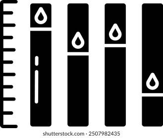 Guid solid glyph vector illustration