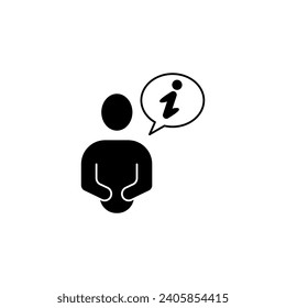 Leitliniensymbol. Einfache Elementgrafik. Leitkonzept Umrisssymbol Design.