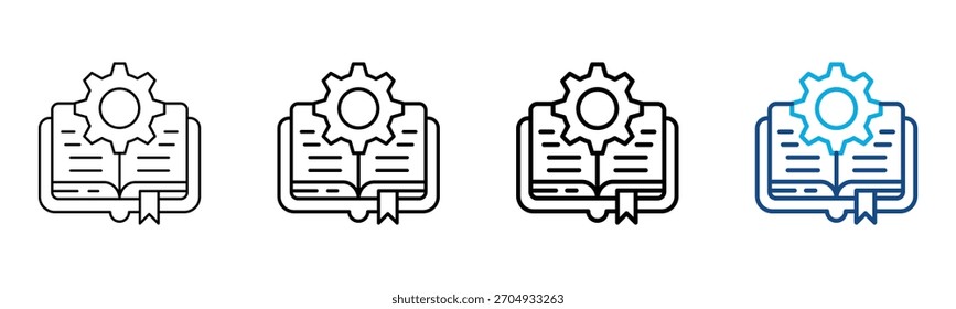 Ícone de Orientação Estilo Diferente Estrutura de Tópicos Conjunto de Coleta Ilustração de Vetor
