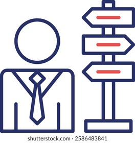 Guidance Icon Element For Design
