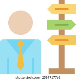 Guidance Icon Element For Design