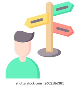 Guidance Icon Element For Design And Vector
