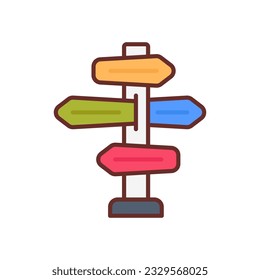 Guidance icon in vector. Illustration