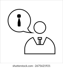 Iconos de guía. Ilustración vectorial de línea simple