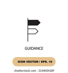 guidance icons  symbol vector elements for infographic web