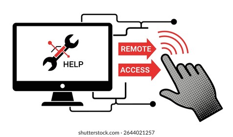 Orientação Sobre Soluções Eficientes De Acesso Remoto Simplificando A Assistência Técnica No Domínio Digital