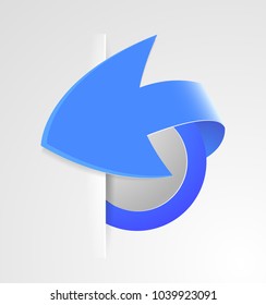  Guide arrow BLUE