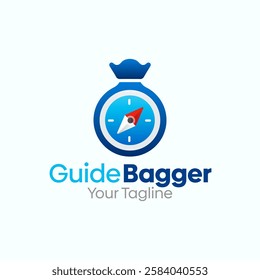 Guide Bagger Logo Design Template. Good for Business, Agency, Community and Organization