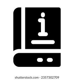 guide book icon for your website, mobile, presentation, and logo design.