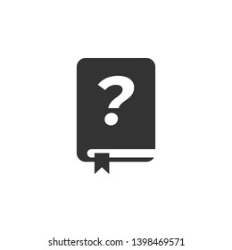 Guide book support icon graphic design template vector illustration