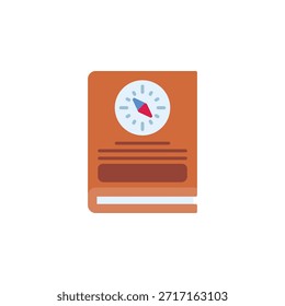 Ícone de vetor do Guia de Livros. ícone de aventura estilo plano. uso perfeito para logotipo, apresentação, site, e muito mais.