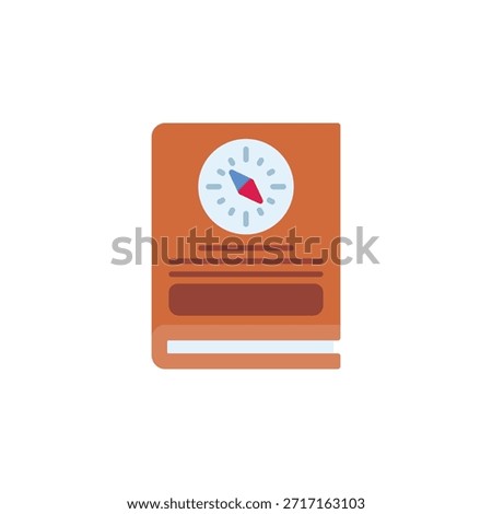 Guide Book vector icon. Adventure icon flat style. perfect use for logo, presentation, website, and more. modern icon design color style