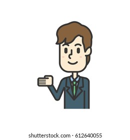 Guide businessman
