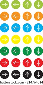Guide Direction Arrow Diagram Guide Sign Illustration Design