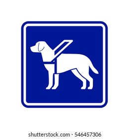 Guide Dog Sign