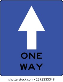 Guide drivers with our one way road sign images. Choose from a variety of styles to create clear and effective directional signage