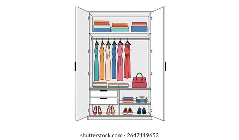 A Guide to Efficiently Organizing Your Wardrobe Clothes Accessories and Shoes for Easy Access
