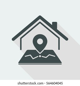 Guide To Find Us - Vector Web Icon