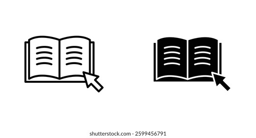 Guide flat simple vector icons illustration set.