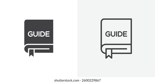 Guide icon collection. vector illustration set