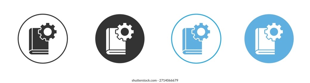 Icono de guía. Plantilla de diseño de iconos gráficos