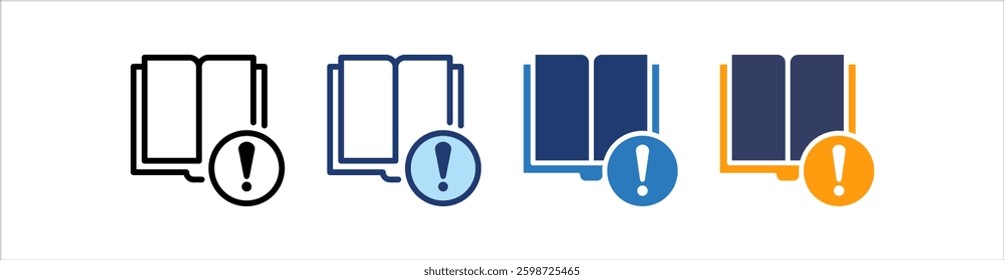 Guide Icon Set Multiple Style Collection