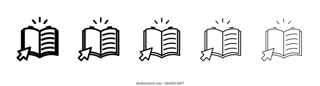 Leitfaden Symbol Symbol Konzept für Web-Design.einfache Linie Vektorsymbol. Logo-Illustration