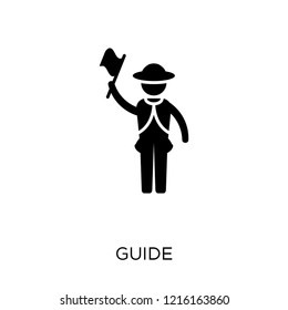 Guide icon. Guide symbol design from Professions collection. Simple element vector illustration on white background.