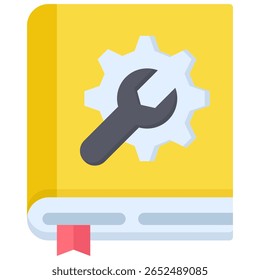 Guide Icon. User Guide Book icon symbol. Vector illustration