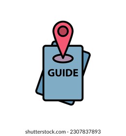 guide icon vector design templates