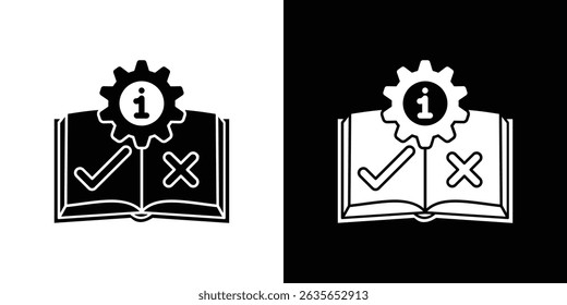 Guide icon Vector in flat style. Collection silhouettes