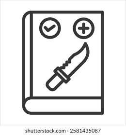 Guide Icon Vector Illustration Outline
