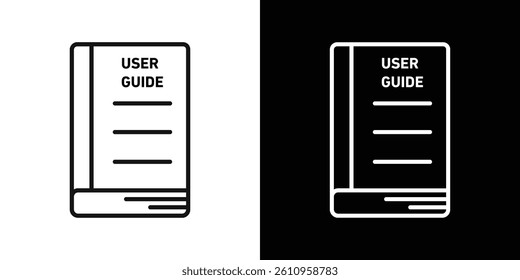 Guide icon Vector isolated outline drawing.